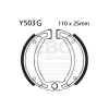 EBC BRAKES EBC Y503G nacinált fékpofák (1 készlet) EBC Brakes Futómű és fék alkatrészek Fékpofák (dobfék)