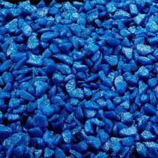  EBI AQUA DELLA Glamour Stone 6/9mm 2kg OCEAN-BLUE -Színes csillámmal bevont kavics akváriumba halfelszerelések