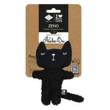 EBI D&D HOME Zeno- catnippel tölthető plüss macskajáték 12x4x18cm fekete játék macskáknak