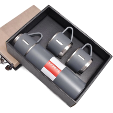 eCarla Termosz 3 bögrével 500ml szürke termosz