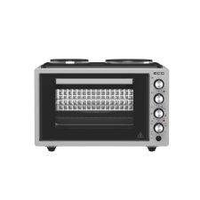 ECG ETH 3701G Minisütő főzőlapokkal, 37L szürke-inox sütő