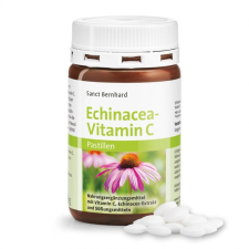  Echinacea + C-vitamin S.Bernhard 200 db pasztilla ÚJ! vitamin és táplálékkiegészítő