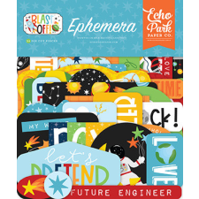 Echo Park Blast Off Kivágatok Ephemera (1 csomag) matrica