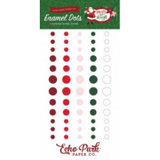 Echo Park Díszítő pötty Merry & Bright Enamel Dots (60 db) dekorációs kellék