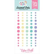 Echo Park My Little Girl Díszítőelem Enamel Dots (1 csomag) dekorációs kellék