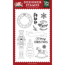 Echo Park Nutcracker Christmas Nutcracker Szilikonbélyegző Clear Stamps (1 db) bélyegző