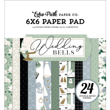 Echo Park Papírkészlet 6" (15 cm) - Paper Pack - Wedding Bells (24 lap) decoupage papír