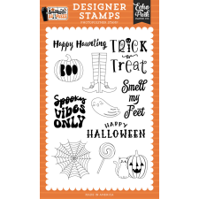 Echo Park Spooktacular Halloween Spooky Vibes Only Szilikonbélyegző Clear Stamps (1 db) bélyegző
