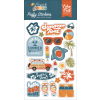 Echo Park Summer Vibes Pufi matrica Puffy Stickers (1 ív)