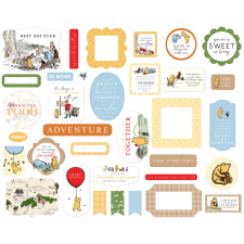 Echo Park Winnie The Pooh Kivágatok Ephemera (1 csomag) matrica