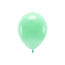  Eco Balloons 26cm pasztell, menta (1 db / 100 db.) party kellék