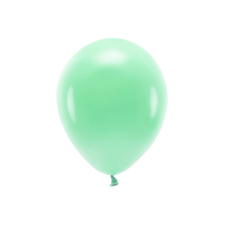  Eco Balloons 30cm pasztell, menta (1 db / 100 db.) party kellék
