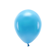 Eco Balloons 30cm pasztell, türkiz (1 db / 100 db.) party kellék