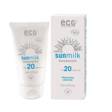 Eco Cosmetics Sun Milk Sensitive, naptej SPF 20, BIO, 75 ml naptej, napolaj