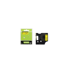 ECO Feliratozógép szalag kompatibilis dymo s0720730/40918 9mmx7m eco fekete/sárga nyomtató kellék
