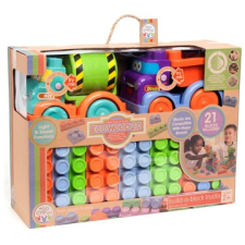  eco: hangot adó járművek építőkockákkal - többféle barkácsolás, építés