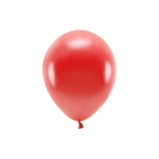Eco Lufi 26cm Metál piros (10 db) party kellék