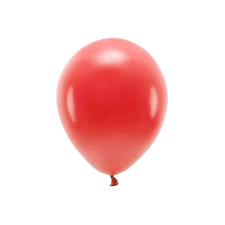 Eco Lufi 30 cm Pasztell piros (100 db) party kellék