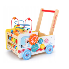 ECO TOYS Fából készült járókeret Eco-Toys mentőautó tili toli