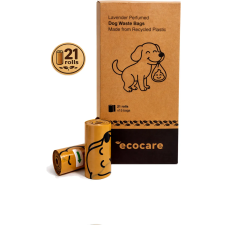 Ecocare Kutyapiszok zacskó, levendula illattal, 21 db kutyafelszerelés
