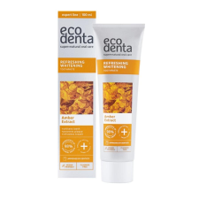 Ecodenta fehérítő fogkrém borostyánkivonattal, 100 ml fogkrém