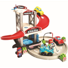 Ecoiffier Abrick: Garázs pályaszett járművekkel barkácsolás, építés