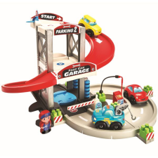 Ecoiffier Abrick: Garázs pályaszett járművekkel barkácsolás, építés