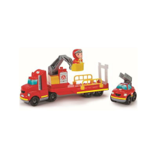 Ecoiffier Écoiffier Emelőkosaras tűzoltóautó - Piros autópálya és játékautó