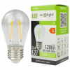 Ecolight Edison LED izzó S14 E27 2W 120lm 2700K Meleg izzószálas Ecolight