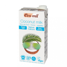 EcoMil Bio kókuszital hozzáadott édesitőszer nélkül 1 liter reform élelmiszer