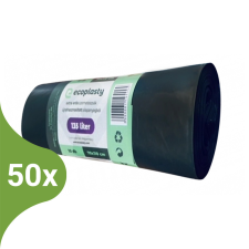 EcoPlasty Szemeteszsák 135L - 70*110cm extra erős 10db/tek (Karton - 25 tek) tisztító- és takarítószer, higiénia