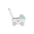 EcoToys Fából készült babakocsi járókeret ECOTOYS