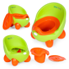 EcoToys Nocnik toaleta sedes dla dzieci wyjmowany wkład antypoślizgowe nóżki zielony ecotoys
