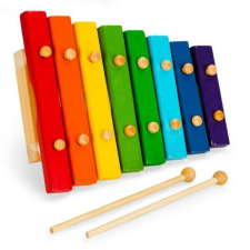 EcoToys Xilofon gyerekeknek, 8 hangú változat, Ecotoys PH08C002 játékhangszer