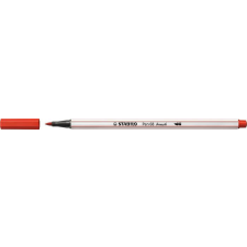 Ecsetirón, STABILO "Pen 68 brush", piros filctoll, marker