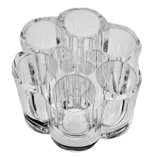  Ecsettartó akril kerek műkörmös ecset