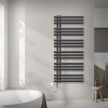 EDDC SZÁLLÍTÁS SÉRÜLT! Modern designer radiátor 600x1400 mm antracit szín 900W fűtőbetéttel törölközőszárító radiátor