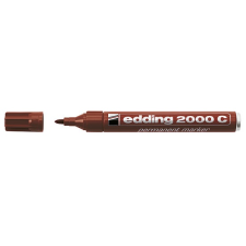 EDDING 2000 alkoholos marker barna, kerek hegy 1,5-3mm /07 filctoll, marker