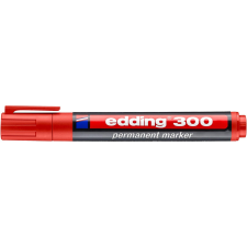 EDDING 300 permanent marker piros filctoll, marker