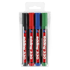 EDDING 330 1-5mm Alkoholos marker készlet 4 db - Vegyes (7580018004) filctoll, marker