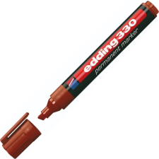 EDDING 330 vágott hegyű barna permanent alkoholos marker 1-5mm filc, marker filctoll, marker