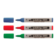 EDDING 380 flipchart marker kék 1,5-3 mm kerek hegy filctoll, marker