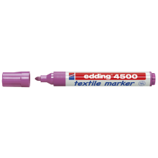 EDDING 4500 T-shirt marker lila, vízbázisú, színtartó 2-3mm filctoll, marker