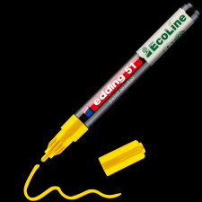 EDDING 51 EcoLine 1-2mm Lakkmarker - Sárga (4-51-005) filctoll, marker