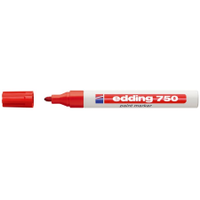 EDDING 750 2-4mm Lakkmarker - Piros (7580096002) filctoll, marker
