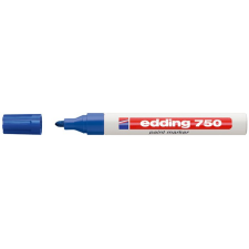 EDDING 750 2-4mm Lakkmarker - Sötétkék filctoll, marker