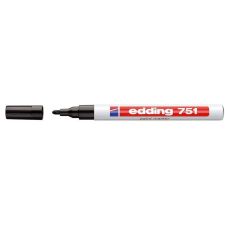 EDDING "751" lakkmarker 1-2 mm fekete (TED751021) (TED751021) filctoll, marker
