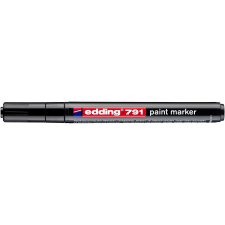 EDDING 791 lakkmarker fekete filctoll, marker