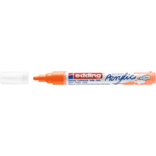 EDDING Akril marker 2-3mm, Edding 5100 neon narancssárga filctoll, marker