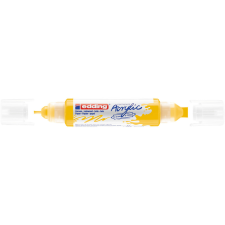 EDDING Akril marker 2-3mm, és 5-10mm, 3D kétvégű Edding 5400 citromsárga filctoll, marker